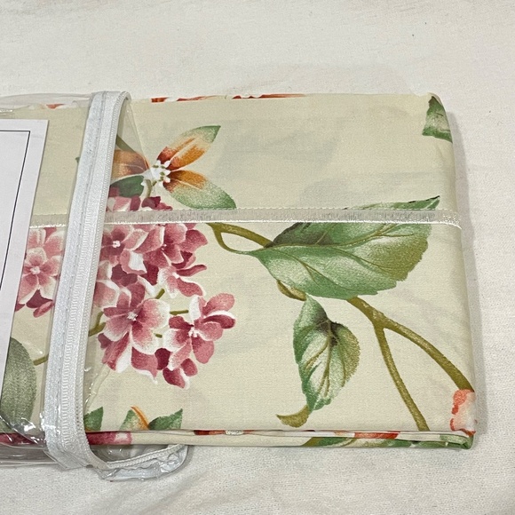 Linen Source Euro Pillow Sham Floral "Vining Splendor" NEW Pillowcase - Picture 4 of 4